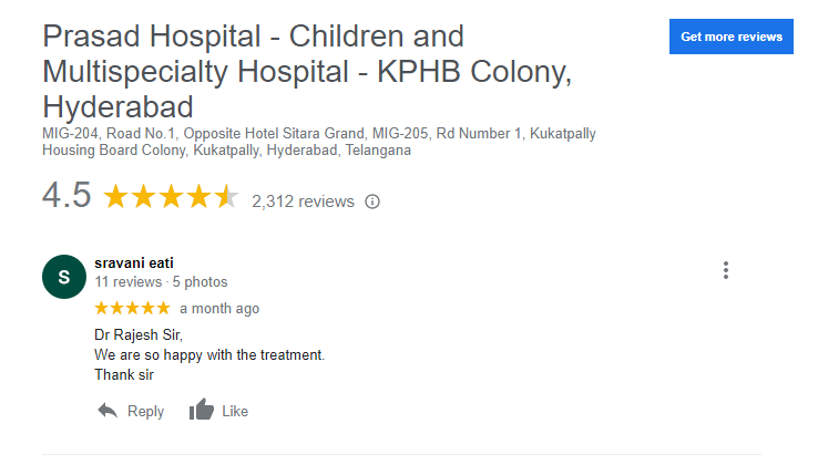 Best Orthopedic Surgeon in KPHB Colony-Kukatpally-Hyderabad-Dr Rajesh Kumar Goud - Prasad Hospital - Google Reviews