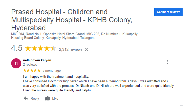 best general physician - dr niteesh rao madhavaram - prasad hospital - google reviews