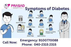 symptoms of diabetes - Prasad Hospital KPHB colony